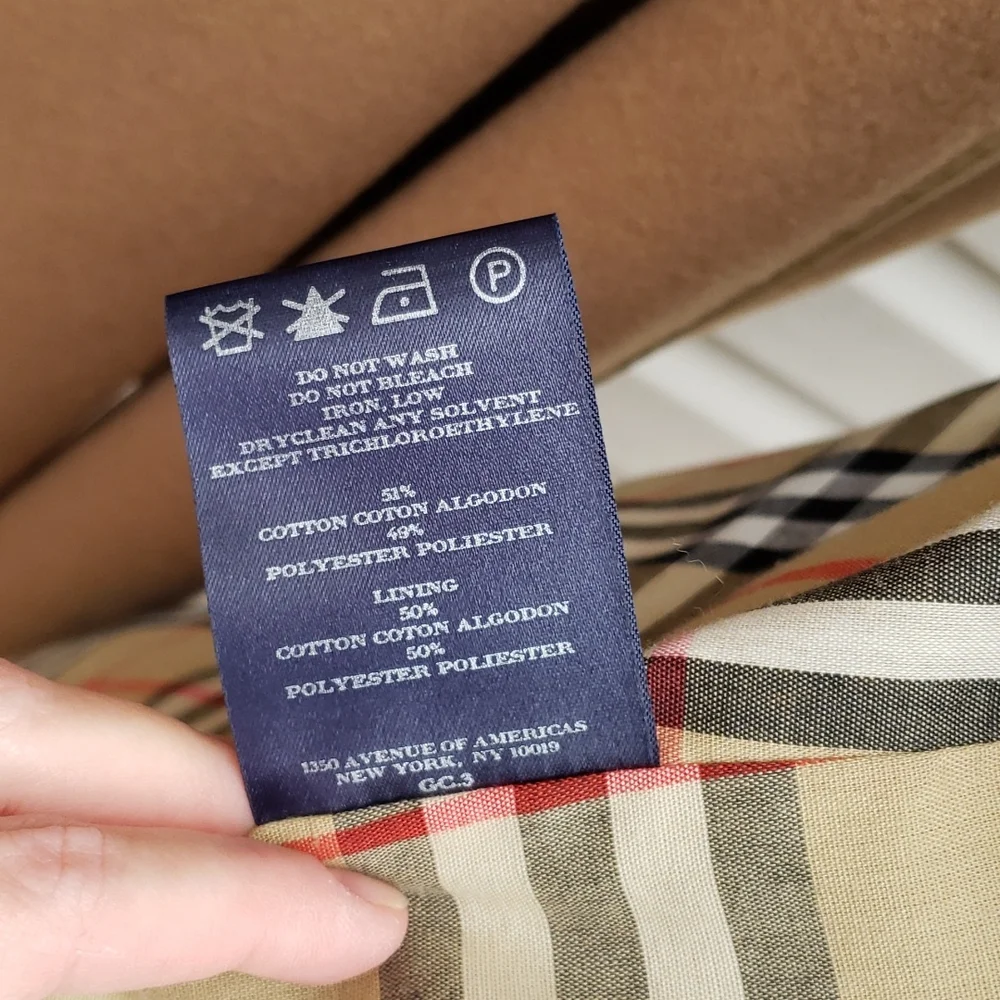 BURBERRY NOVA CHECK LINED REMOVABLE WOOL LINER CAR COAT TRENCH COAT - Picture 9 of 14